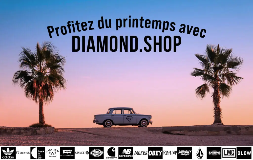 Bannière web printanière diamond.shop